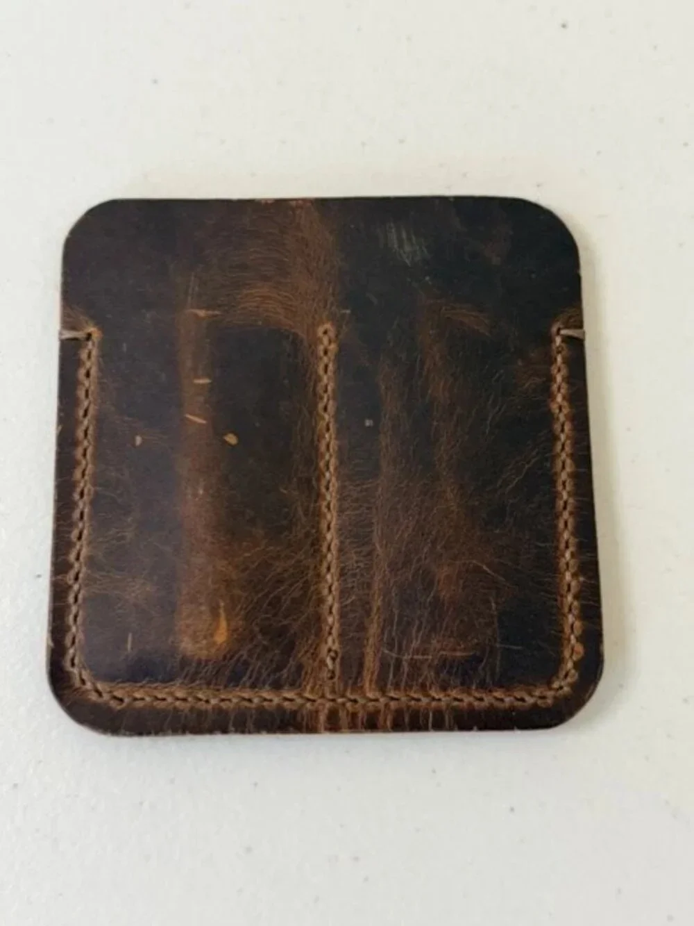 Men's Brown Leather Pocket Wallet/Pocket Organizer